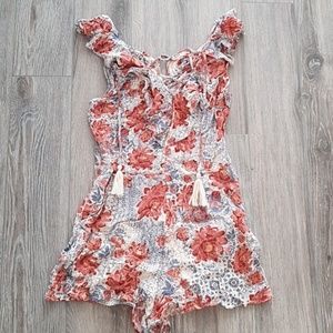 Pacsun Floral Romper